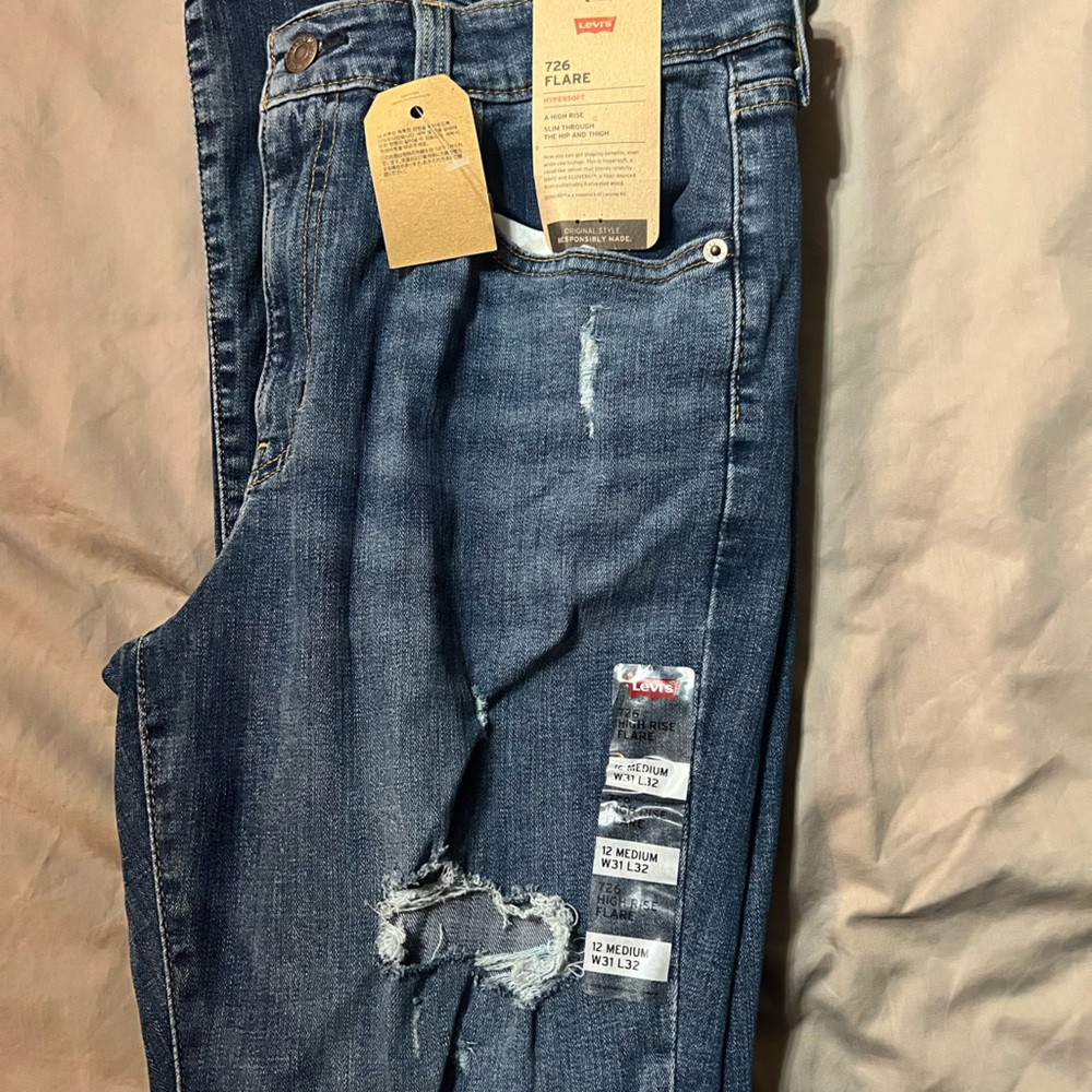 Levi's Blue Boot Cut Jeans for Women